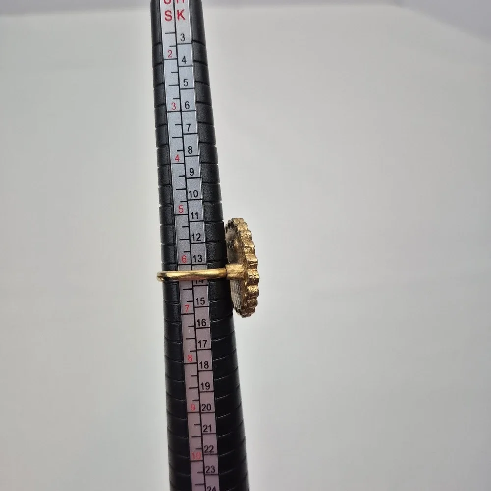 Vintage 1960s Beatles Ring NEMS Enterprises Brass Tone Adjustable Band‎ Fab Four